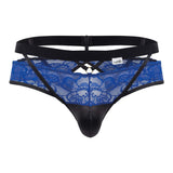 CandyMan 99627 Lace Jockstrap Color Blue