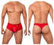 CandyMan 99629 Trunk and Thong Two Piece Set Color Red