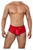 CandyMan 99629 Trunk and Thong Two Piece Set Color Red