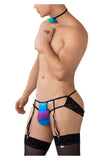 CandyMan 99630 Garter Jockstrap Color Rainbow