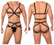 CandyMan 99635 Harness Two Piece Set Color Black