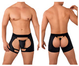 CandyMan 99637 Chaps Thongs Color Black