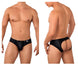 CandyMan 99639 Open front Jockstrap Color Black