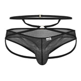 CandyMan 99640 Mesh Thongs Color Black