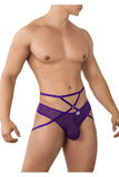 CandyMan 99640 Mesh Thongs Color Purple