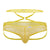 CandyMan 99640 Mesh Thongs Color Yellow