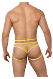 CandyMan 99640 Mesh Thongs Color Yellow