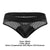 CandyMan 99642 Mesh Thongs Color Black