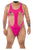 CandyMan 99643X Mesh Bodysuit Color Hot Pink