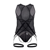 CandyMan 99650 Mesh Bodysuit Color Black