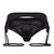 CandyMan 99655 Garter Thongs Color Black