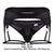 CandyMan 99655 Garter Thongs Color Black