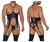 CandyMan 99656 Harness Jock Two Piece Set Color Black