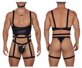 CandyMan 99667 Harness Bodysuit Color Black