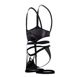 CandyMan 99667 Harness Bodysuit Color Black