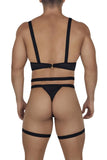 CandyMan 99667 Harness Bodysuit Color Black