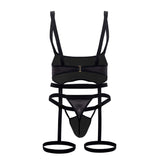 CandyMan 99667 Harness Bodysuit Color Black