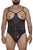 CandyMan 99670X Harness Bodysuit Color Black