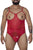 CandyMan 99670X Harness Bodysuit Color Red