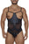 CandyMan 99670 Harness Bodysuit Color Black