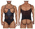 CandyMan 99670 Harness Bodysuit Color Black