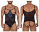 CandyMan 99670 Harness Bodysuit Color Black