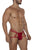 CandyMan 99671 Lace Jock Thongs Color Red