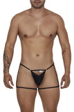 CandyMan 99678 Garter Thongs Color Black