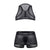 CandyMan 99680 Harness Trunks Two Piece Set Color Black