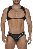 CandyMan 99682 Harness Jock Two Piece Set Color Black