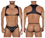 CandyMan 99682 Harness Jock Two Piece Set Color Black