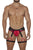 CandyMan 99684 Garter Briefs Color Black-Red