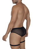 CandyMan 99684 Garter Briefs Color Black