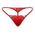 CandyMan 99685 Lace Thongs Color Red