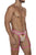 CandyMan 99687 Garter Jock Two Piece Set Color Beige-Neon