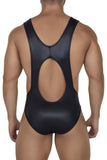 CandyMan 99693 Wrestling Bodysuit Color Black