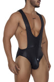 CandyMan 99693 Wrestling Bodysuit Color Black