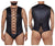 CandyMan 99694X Wrestling Bodysuit Color Black