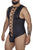 CandyMan 99694X Wrestling Bodysuit Color Black