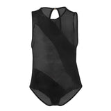 CandyMan 99699 Mesh Bodysuit Color Black