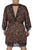 CandyMan 99700X Robe Thong Two Piece Set Color Animal Print