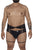 CandyMan 99703X Garter Briefs Two Piece Set Color Black