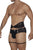 CandyMan 99703 Garter Briefs Two Piece Set Color Black