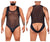 CandyMan 99716X Work-N-Out Bodysuit Color Black