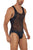 CandyMan 99716 Work-N-Out Bodysuit Color Black