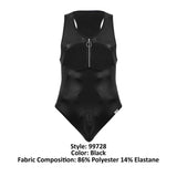 CandyMan 99728 Work-N-Play Bodysuit Color Black