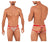 CandyMan 99730 Lace Jockstrap Color Beige-Red