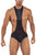 CandyMan 99733 Work-N-Out Bodysuit Color Black