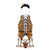 CandyMan 99734 Safari Bodysuit Color Tiger Print