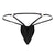 CandyMan 99738 Gloss G-String Color Black